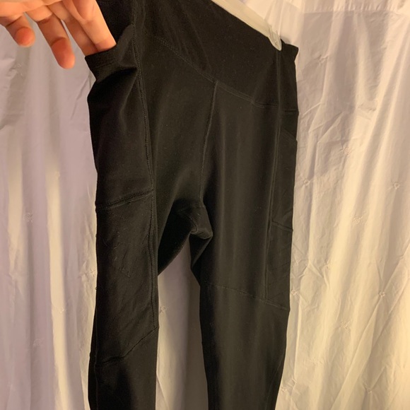 Fleece lined leggings with pockets - Picture 3 of 5